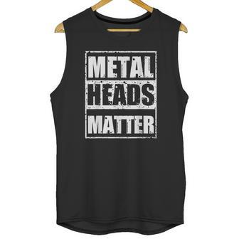 Metalheads Matter Heavy Mano Cornuta Bassist Rock Gift Unisex Tank Top | Favorety UK