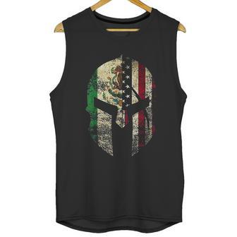 Mexican American Spartan Helmet Chicano Pride Unisex Tank Top | Favorety DE