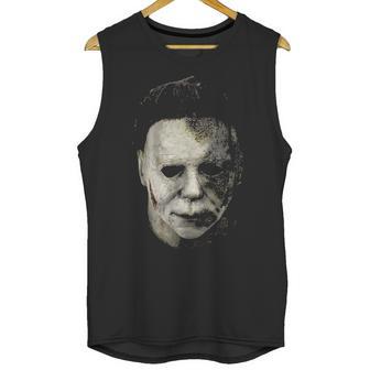 Michael Myers Mask Halloween Kills 2021 Prop Replica Trick Or Treat Unisex Tank Top | Favorety UK