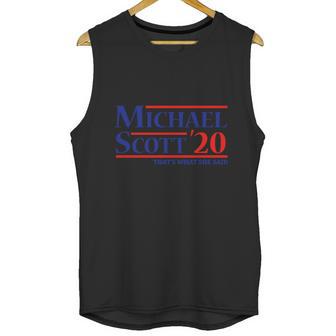 Michael Scott 2020 Thats What She Said Unisex Tank Top | Favorety DE