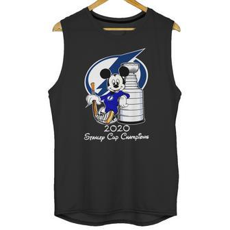 Mickey Mouse Tampa Bay 2020 Stanley Cup Champions Shirt Mf Unisex Tank Top | Favorety DE