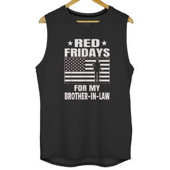 Military Red Fridays For Brother In Law Unisex Tank Top | Favorety UK