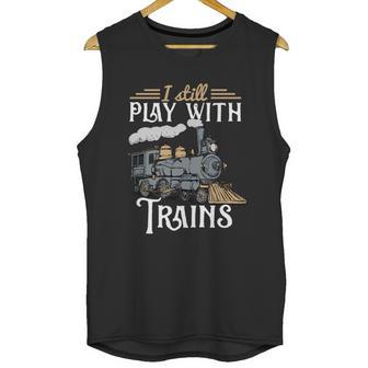 Model Steam Train Cute Gift Locomotive Trainspotting Meaningful Gift Graphic Design Printed Casual Daily Basic Unisex Tank Top | Favorety AU