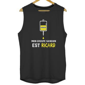 Mon Groupe Sanguin Est Ricard Unisex Tank Top | Favorety CA