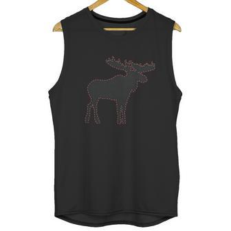 Moose Faux Stitched New Unisex Tank Top | Favorety DE