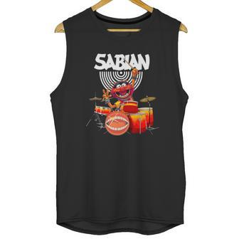 The Muppet Show Animal Playing Drum Sabian Shirtc Unisex Tank Top | Favorety UK