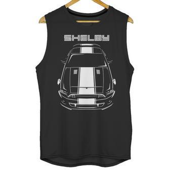 Mustang Shelby Gt500 Super Snake 2013 2014 White Stipe Unisex Tank Top | Favorety CA