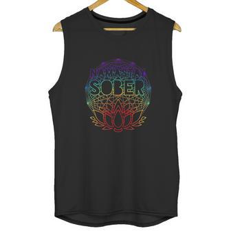 Namastay Sober Na Aa Alcoholics Anonymous Sobriety Recovery Unisex Tank Top | Favorety CA