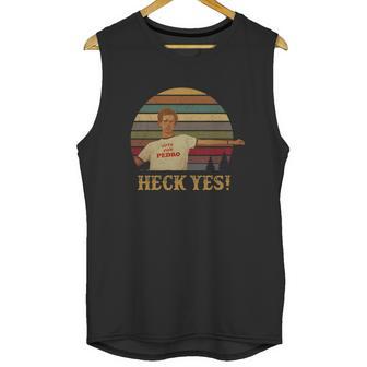 Napoleon Dynamite Jon Heder Vote For Pedro Heck Yes Unisex Tank Top | Favorety