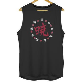 Naruto Shippuden Akatsuki Kanji Ring Unisex Tank Top | Favorety DE