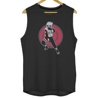 Naruto Shippuden Kakashi Circle With Kanji Unisex Tank Top | Favorety UK