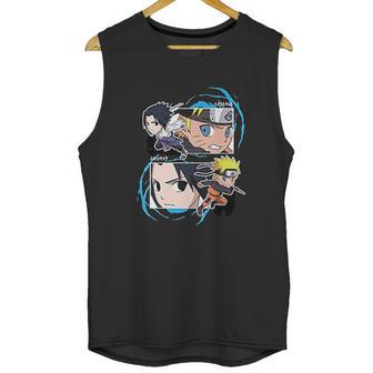 Naruto Shippuden Naruto And Sasuke Sd Fight Frames Unisex Tank Top | Favorety DE