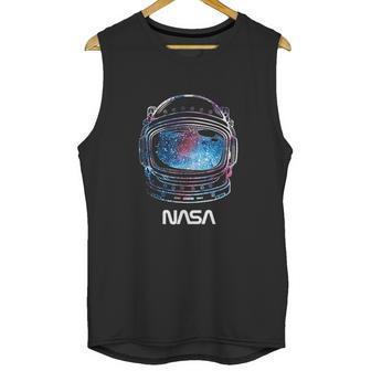 Nasa Galaxy Lineart Fill Helmet Unisex Tank Top | Favorety DE