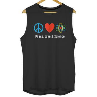 Neil De Grasse Tyson Peace Love And Science Unisex Tank Top | Favorety CA