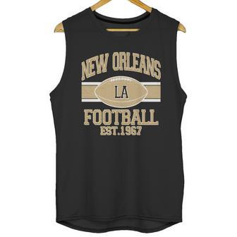 New Orleans La Football Vintage Sports Logo Unisex Tank Top | Favorety UK