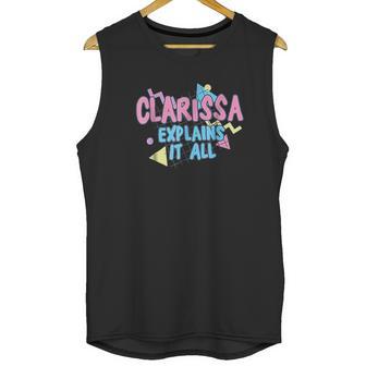 Nick Rewind Clarissa Explains It All Logo Unisex Tank Top | Favorety AU