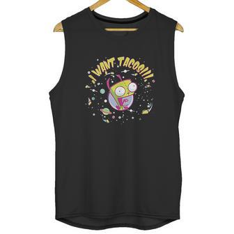 Nickelodeon Invader Zim Gir Wants Tacos Unisex Tank Top | Favorety AU