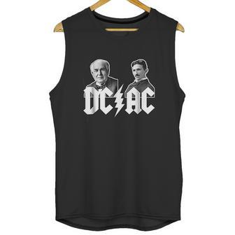 Nikola Tesla And Thomas Edison Unisex Tank Top | Favorety AU