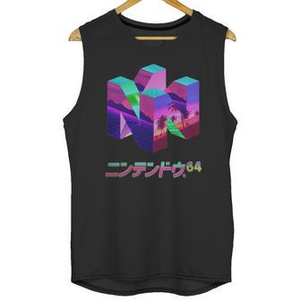 Nintendo 64 Vaporwave N64nintendo64 Console Game Vaporwave Vapor Vape Wave Retro Unisex Tank Top | Favorety DE