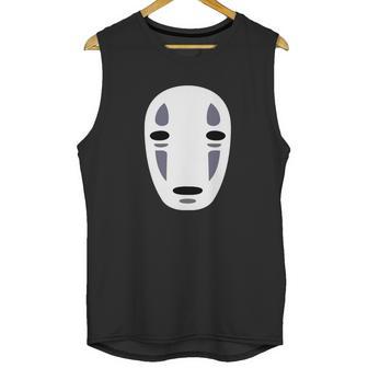 No Face Spirited Away No Face Spirited Away Chihiro Studio Ghibli Minimalist Vector Unisex Tank Top | Favorety UK