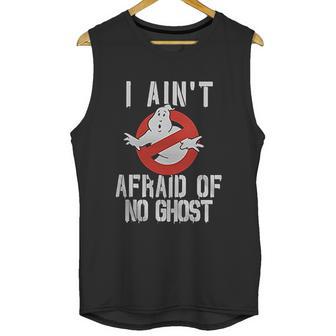 No Ghost Logo I Aint Afraid Unisex Tank Top | Favorety DE