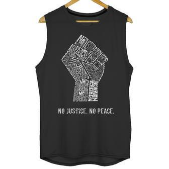 No Justice No Peace 1 Unisex Tank Top | Favorety