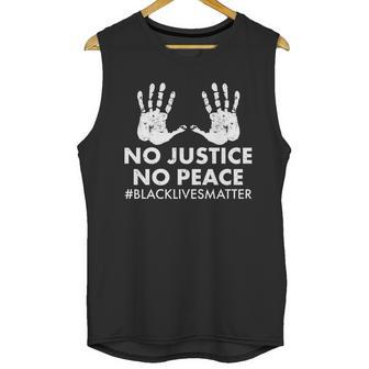 No Justice No Peace Blacklivesmatter Hand Prints Unisex Tank Top | Favorety AU