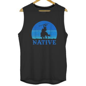 Northwest Native American Knight Pride Mountain Warrior Unisex Tank Top | Favorety DE