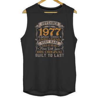 November 1977 Vintage 44Th Birthday Classic 44 Years Old Unisex Tank Top | Favorety UK