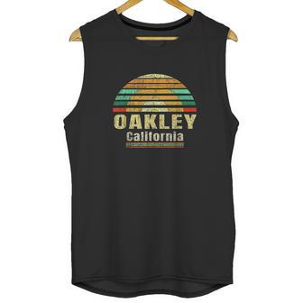 Oakley Ca California Home Vintage Gift Retro Sunset Unisex Tank Top | Favorety DE