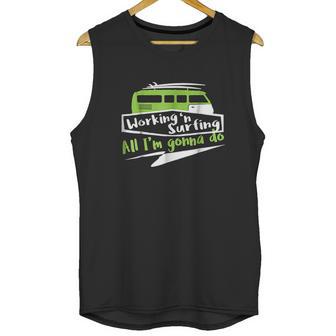 Ocean Surfing Vans Working And Surfing Unisex Tank Top | Favorety AU