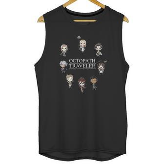 Octopath Traveler Nerd Geek Unisex Tank Top | Favorety UK