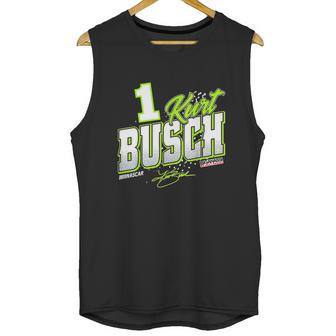 Officially Licensed Kurt Busch Mens Driver Splash Unisex Tank Top | Favorety CA