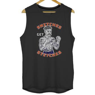 Old Fashioned Prison Inmate With Tattoo Unisex Tank Top | Favorety AU