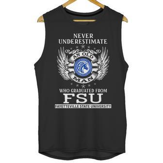 Old Man- Graduated From Fsu- Fayetteville State University Unisex Tank Top | Favorety UK