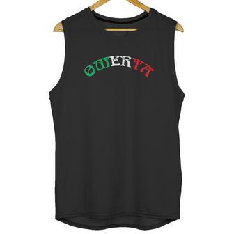 Omerta Italian Design Gift For Any Proud Italian Unisex Tank Top | Favorety UK