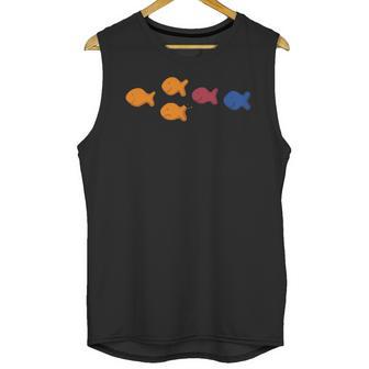 One Fish Two Fish Gold Fish T-Shirt Unisex Tank Top | Favorety AU