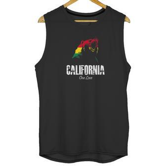 One Love California Bear Reggae Cali Vacation Tee Unisex Tank Top | Favorety AU