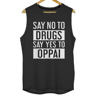 Oppai Anime Tiddies Quote Unisex Tank Top | Favorety