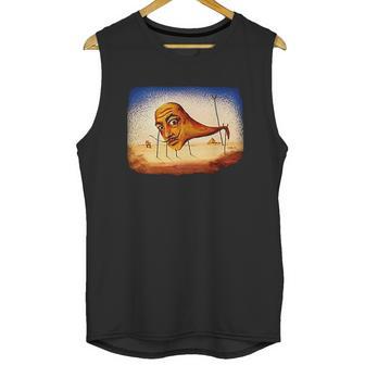 Original Drawing With Frame Salvador Dali Unisex Tank Top | Favorety UK