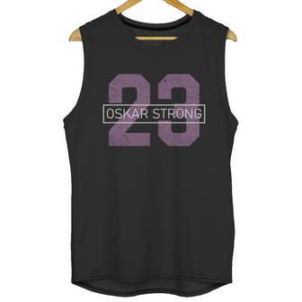 Oskar Strong Shirt Oskar Lindblom 23 Vintage Distressed Shirt Oskar Strong Flyers Fight Against Cancer T-Shirt Unisex Tank Top | Favorety AU