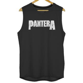 Pantera Official White Logo Unisex Tank Top | Favorety AU