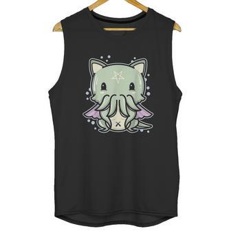 Pastel Goth Cathulhu Cat Creepy Cute Kawaii Cthulhu Gift Unisex Tank Top | Favorety UK