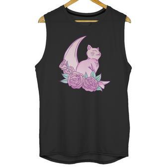 Pastel Goth Kawaii Cat Vaporwave Aesthetic Unisex Tank Top | Favorety DE