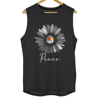 Peace Loving People Gift Graygiftscale With Spot Color Design Great Gift Unisex Tank Top | Favorety