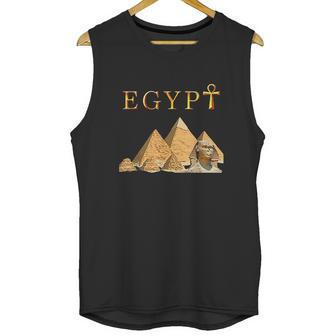 Pharaoh Ankh Pyramids Sphinx Egypt Tut Egyptian Gift Unisex Tank Top | Favorety UK