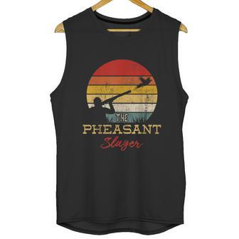 Pheasant Slayer Flying Bird Hunter Shooting Hunting Unisex Tank Top | Favorety AU