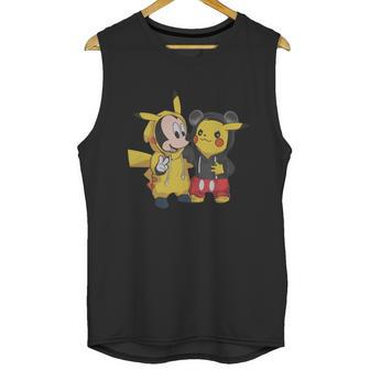 Pikachu And Mickey Unisex Tank Top | Favorety DE