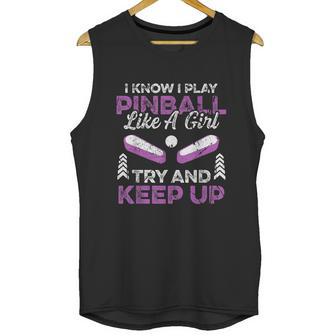 Pinball Queen Machines Funny Arcade Game Lover Games Unisex Tank Top | Favorety AU