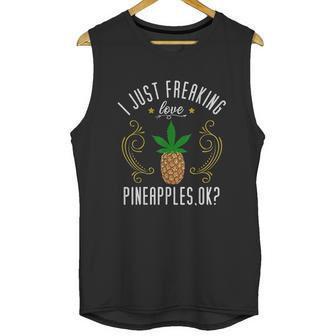 Pineapple Funny Marijuana Lover Gift Unisex Tank Top | Favorety AU